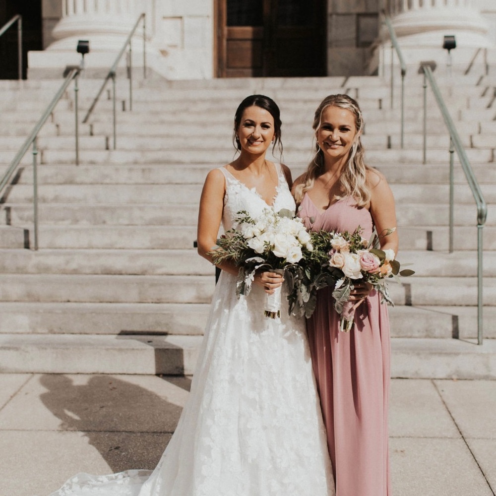 AZAZIE Vintage Muave Cora Dress Size 6 - Picture 3 of 8